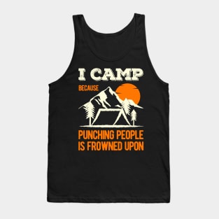 Funny Camping Sayings Tank Top